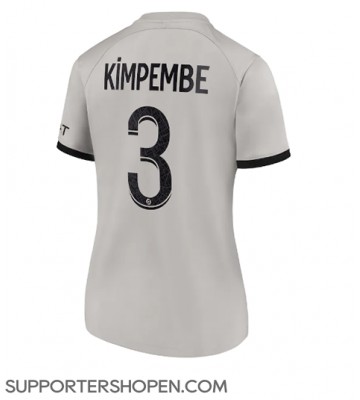 Paris Saint-Germain Presnel Kimpembe #3 Borta Matchtröja Dam 2022-23 Kortärmad